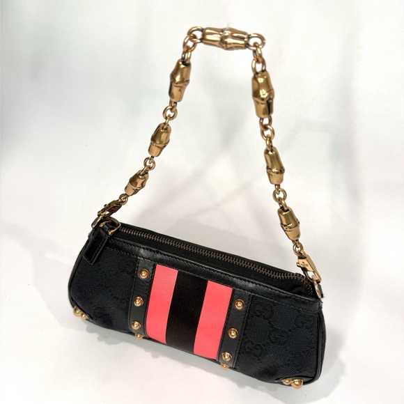 ✨SOLD✨ Gucci Tom Ford Bamboo Chain Pochette - Picture 4 of 13